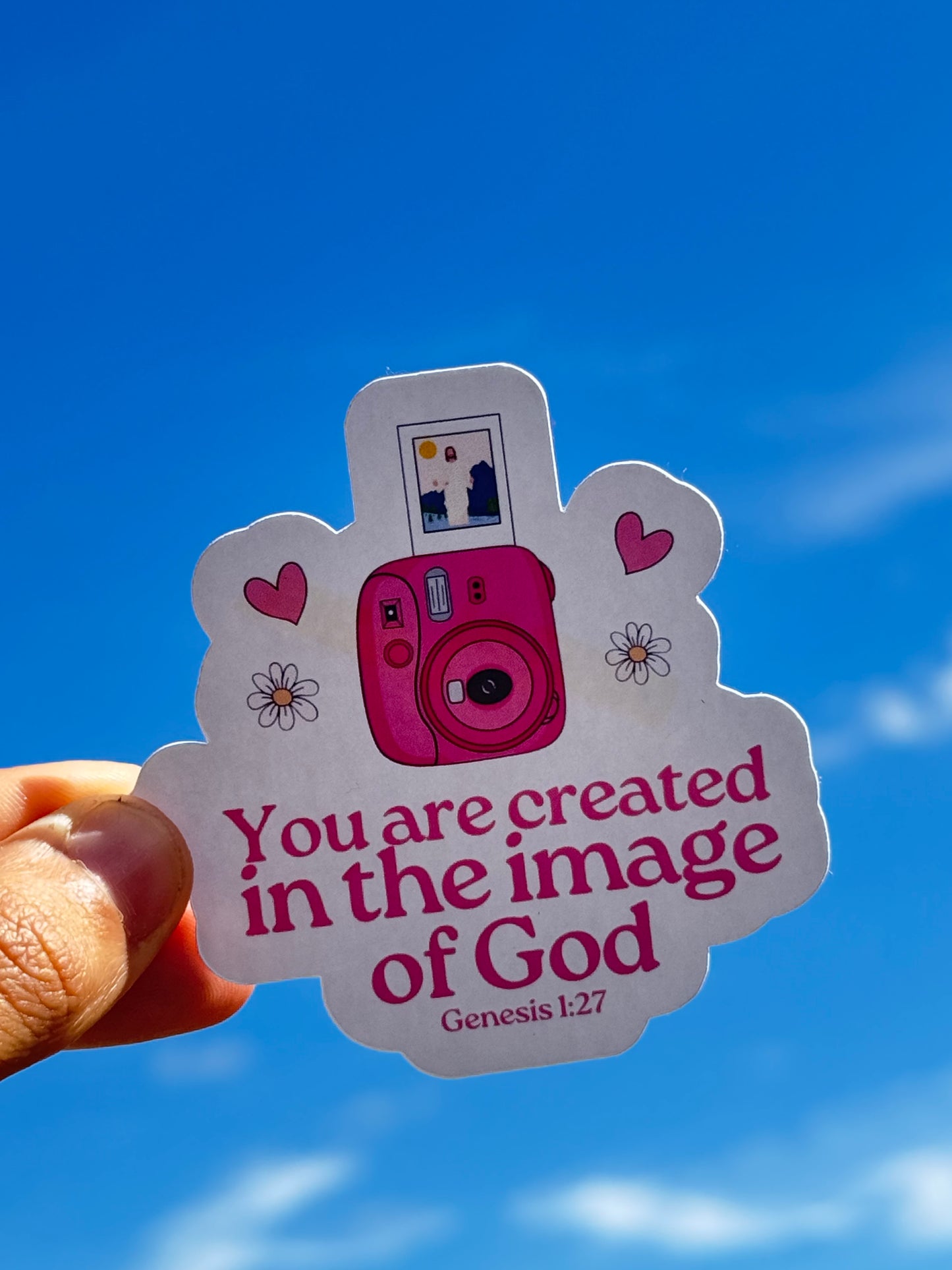 Created in the image of God Sticker