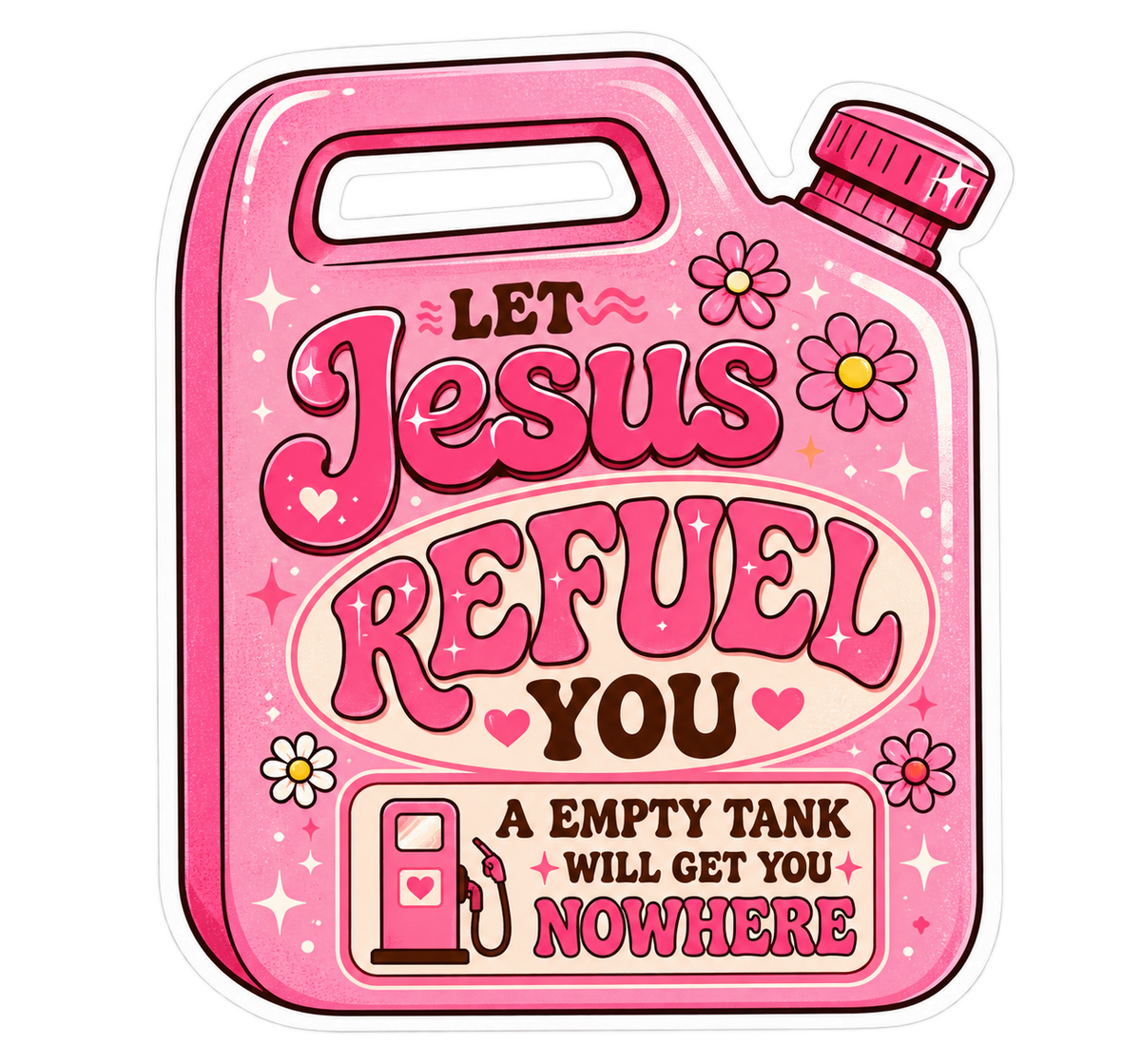 Gasoline Refuel Sticker