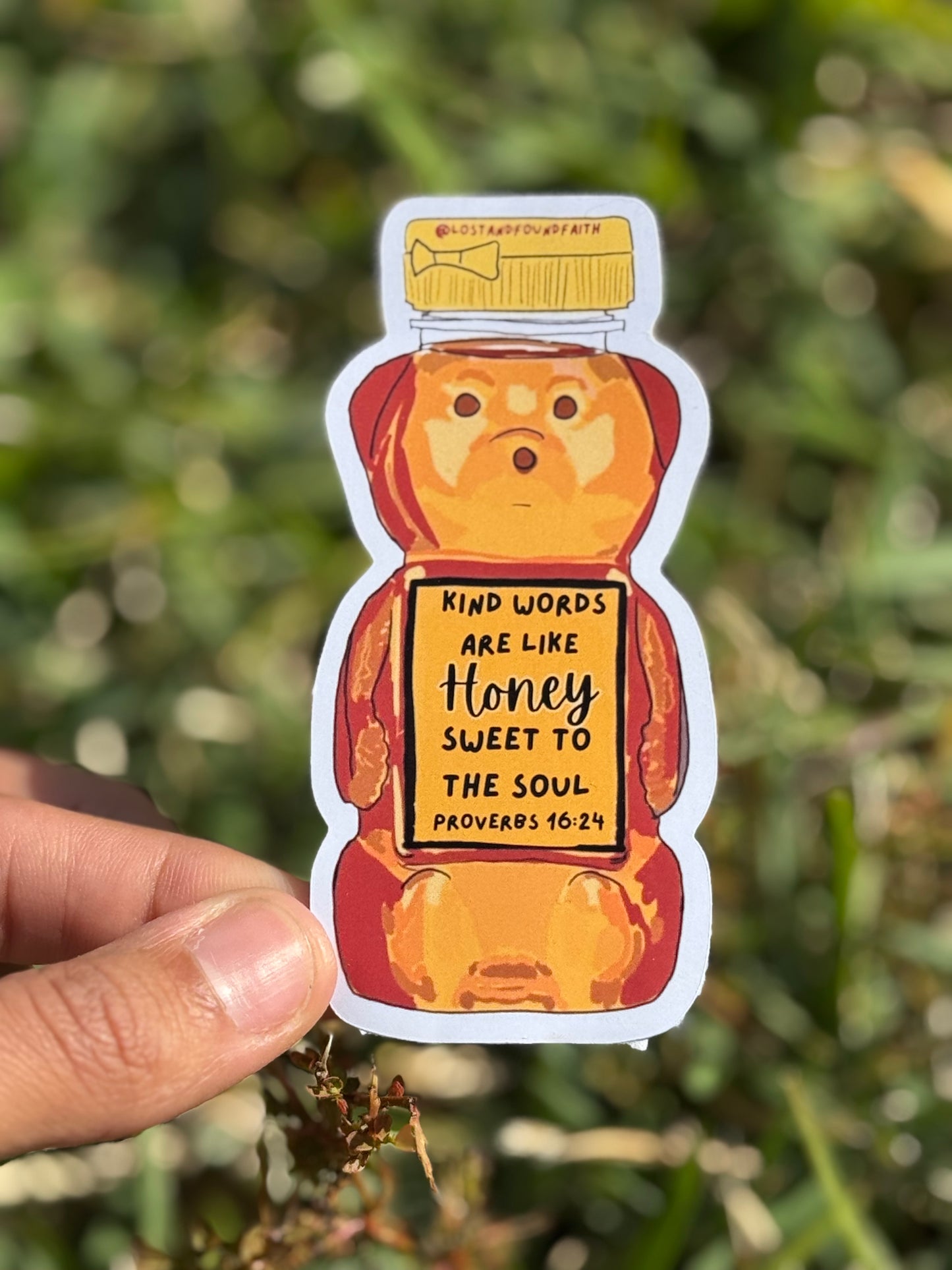 Kind Words are like Honey Sticker