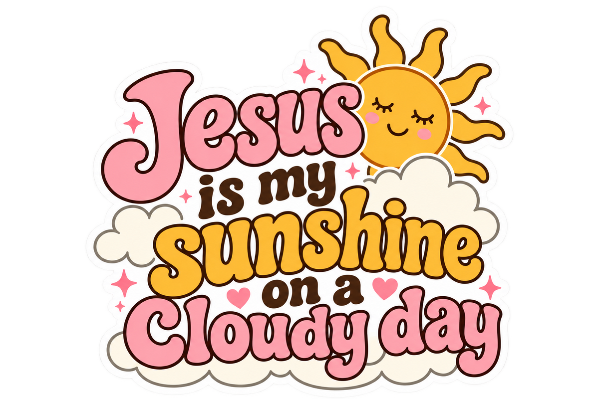 Jesus is my sunshine Sticker
