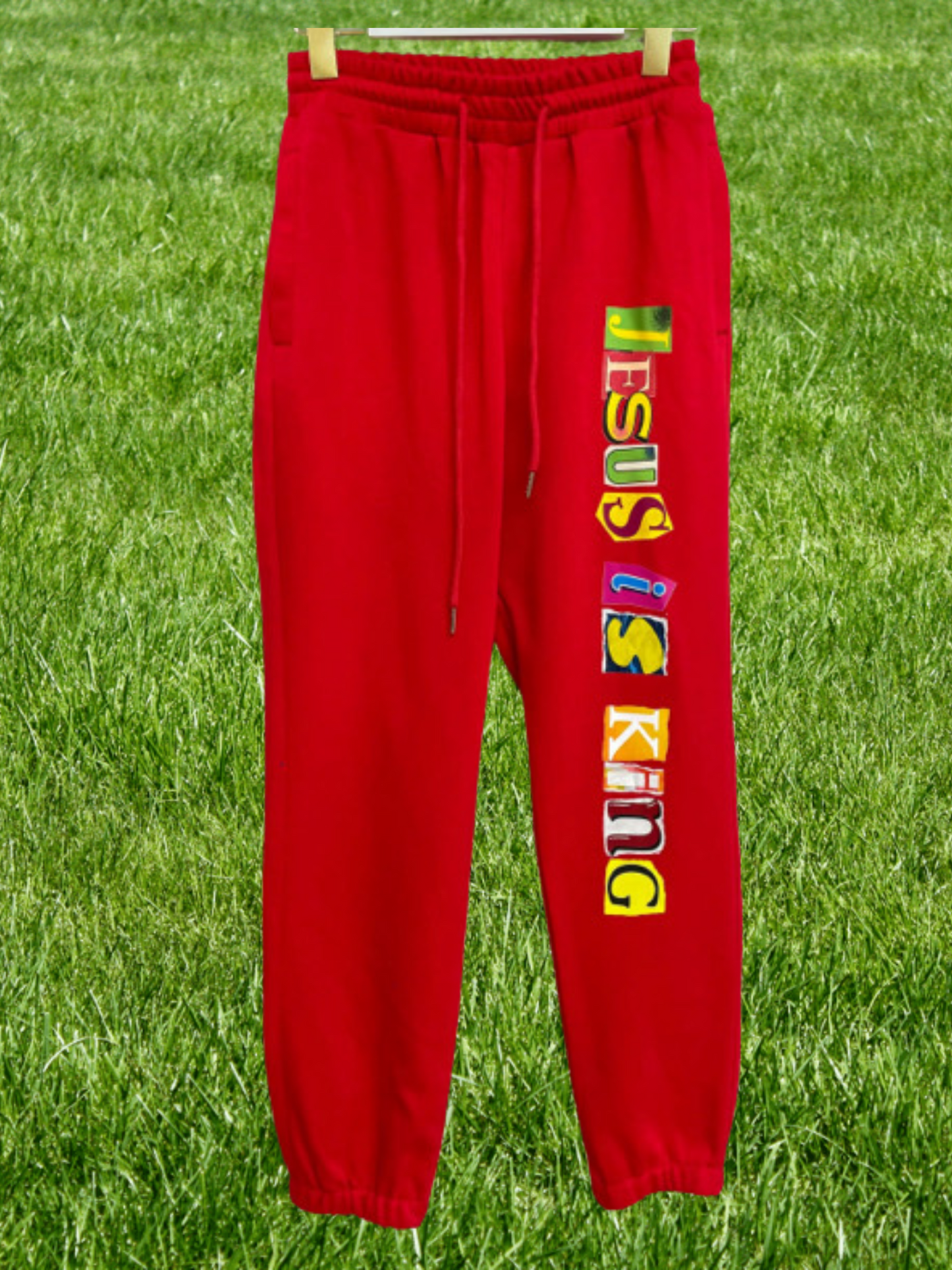 Red Jesus Is King UNISEX Sweatpants