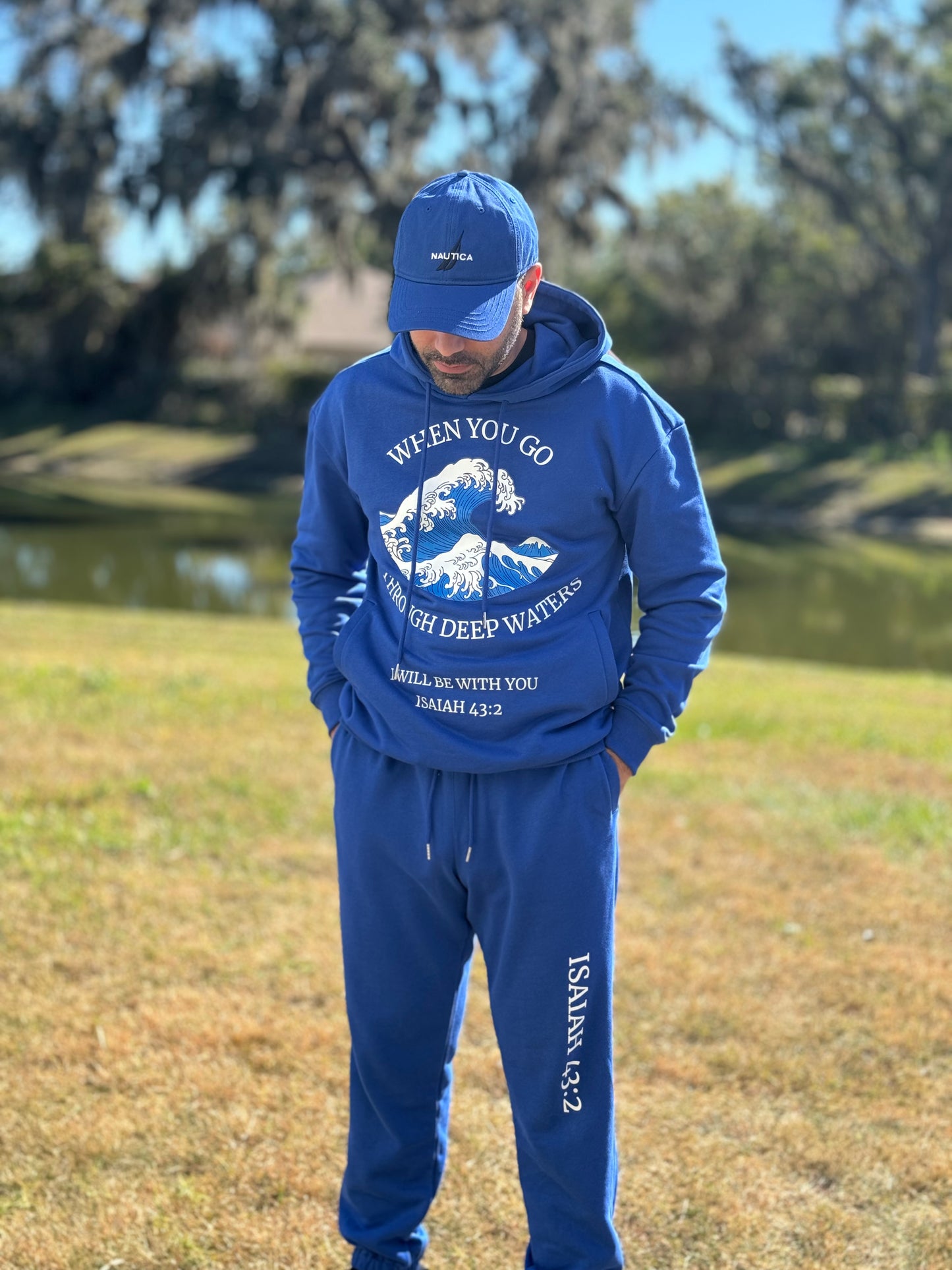 Royal Blue Isaiah 43 UNISEX Sweatpants