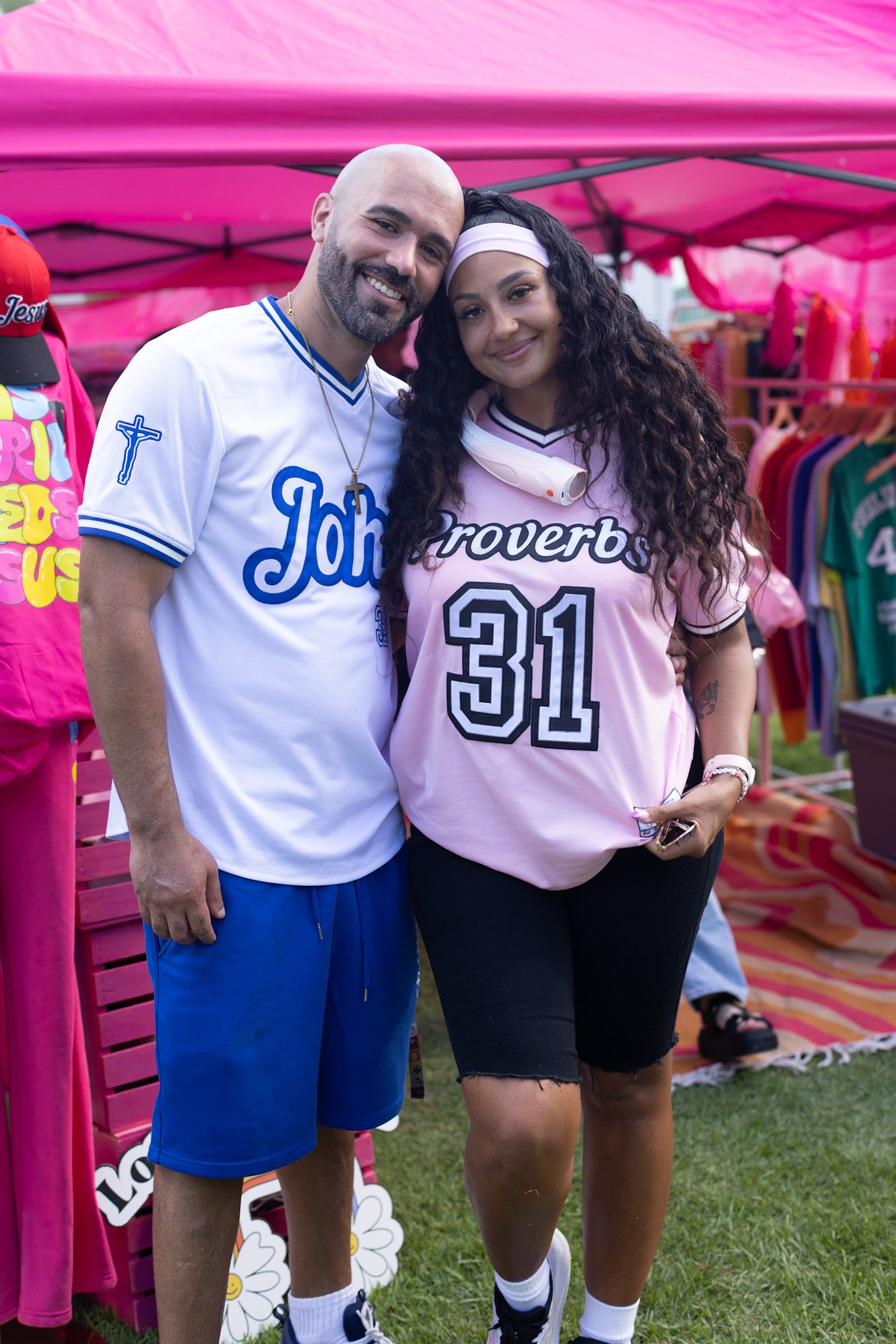 Blue John 3:16 Jersey