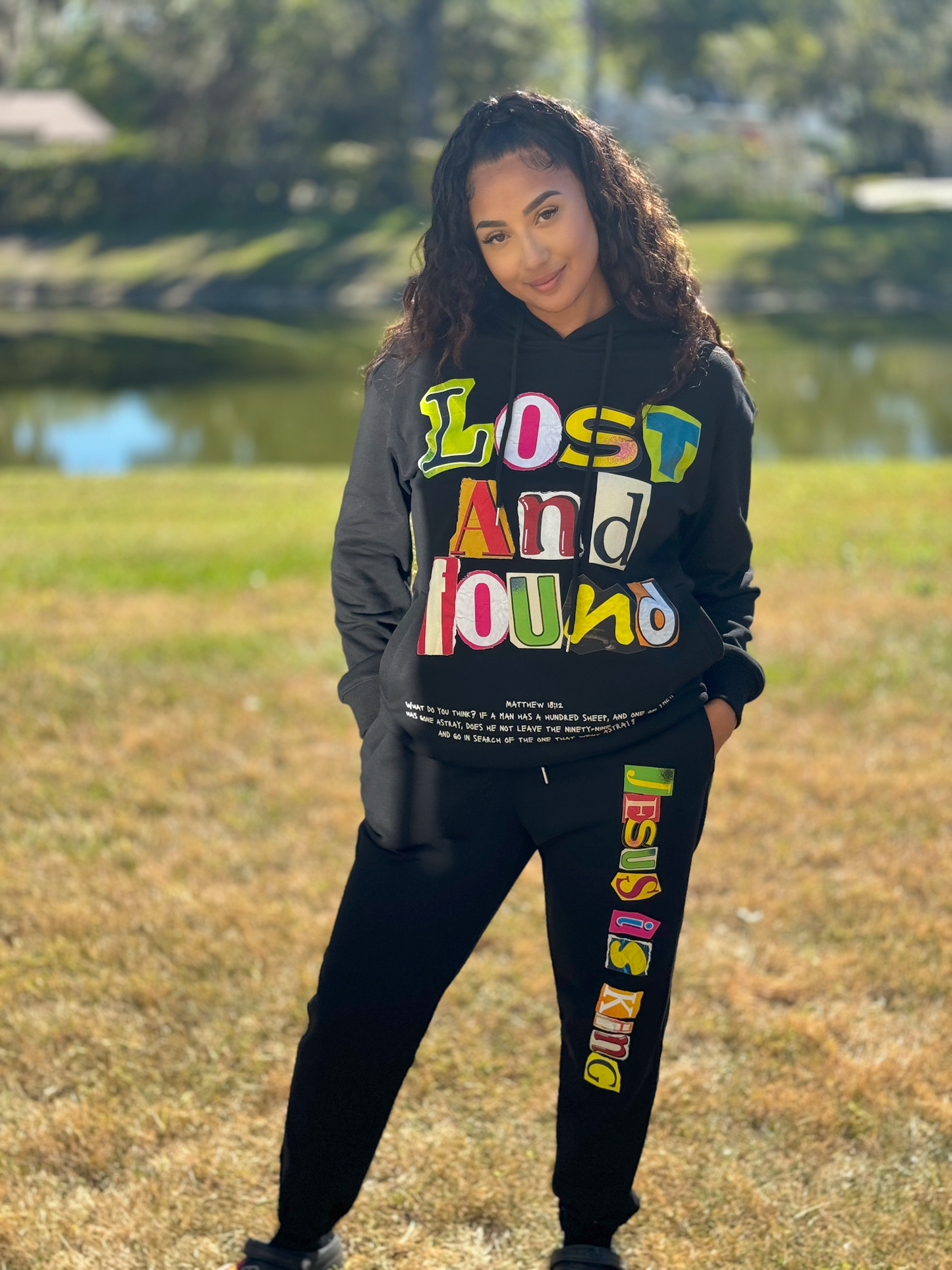 Black Jesus Is King Sweatpants