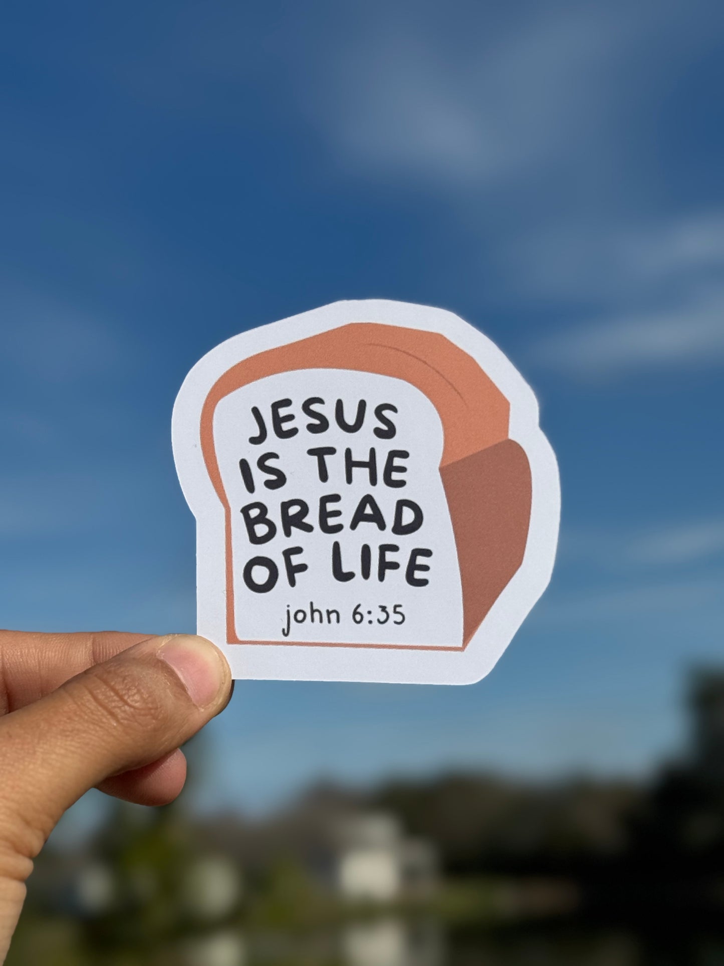 Jesus is the bread Sticker