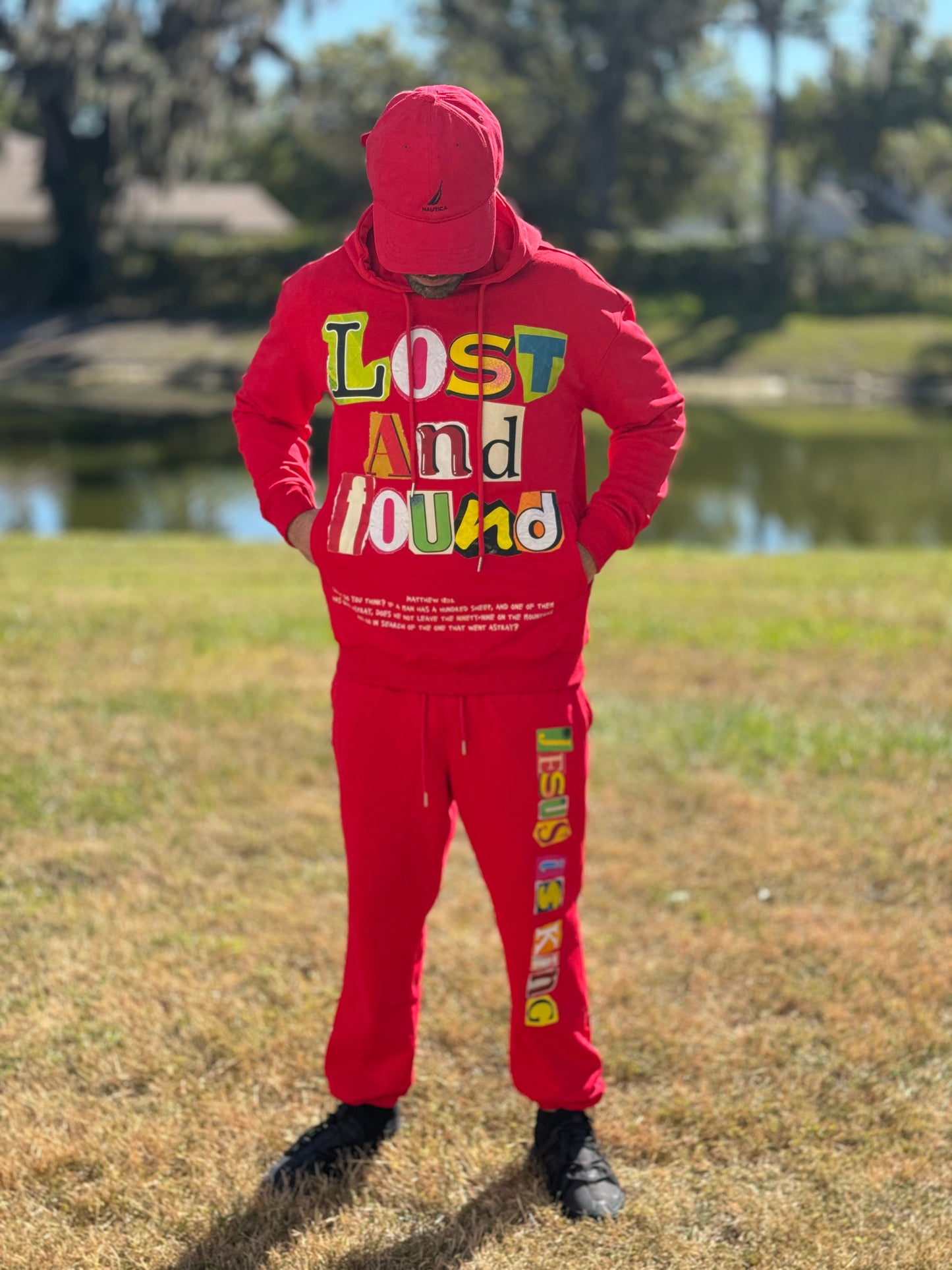 Red Lost & Found Unisex Hoodie