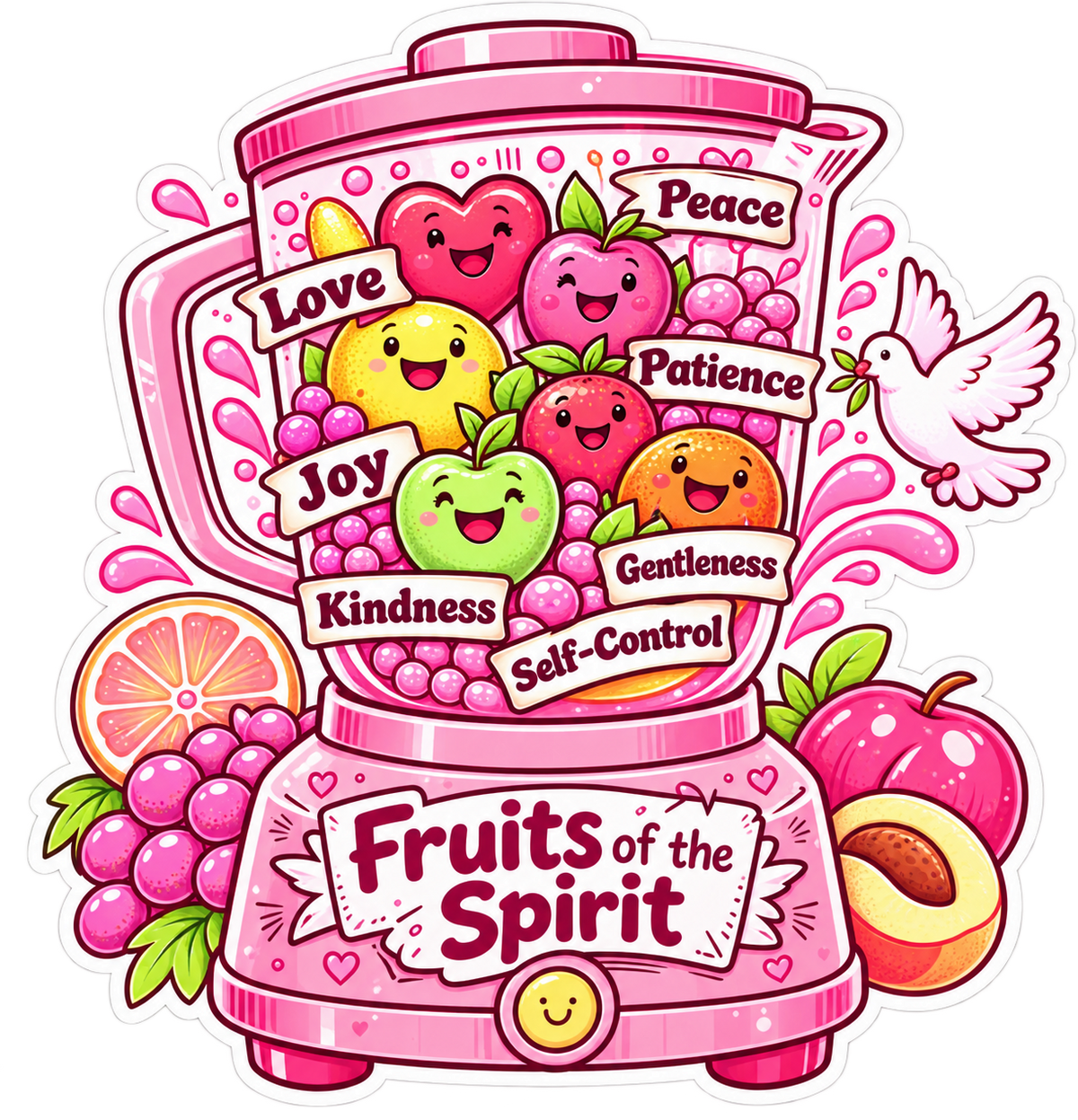 Fruits Of The Spirit Smoothie Sticker