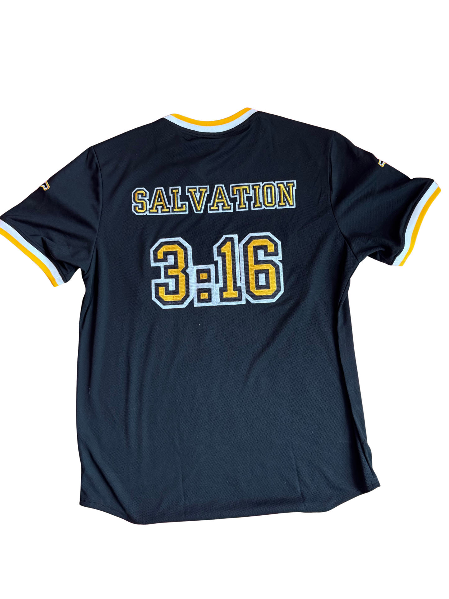 Yellow & Black John 3:16 Jersey