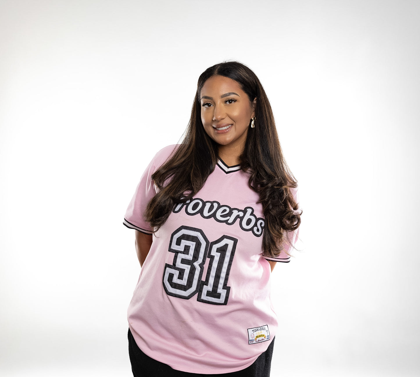 Pink Proverbs 31 Princess Jersey