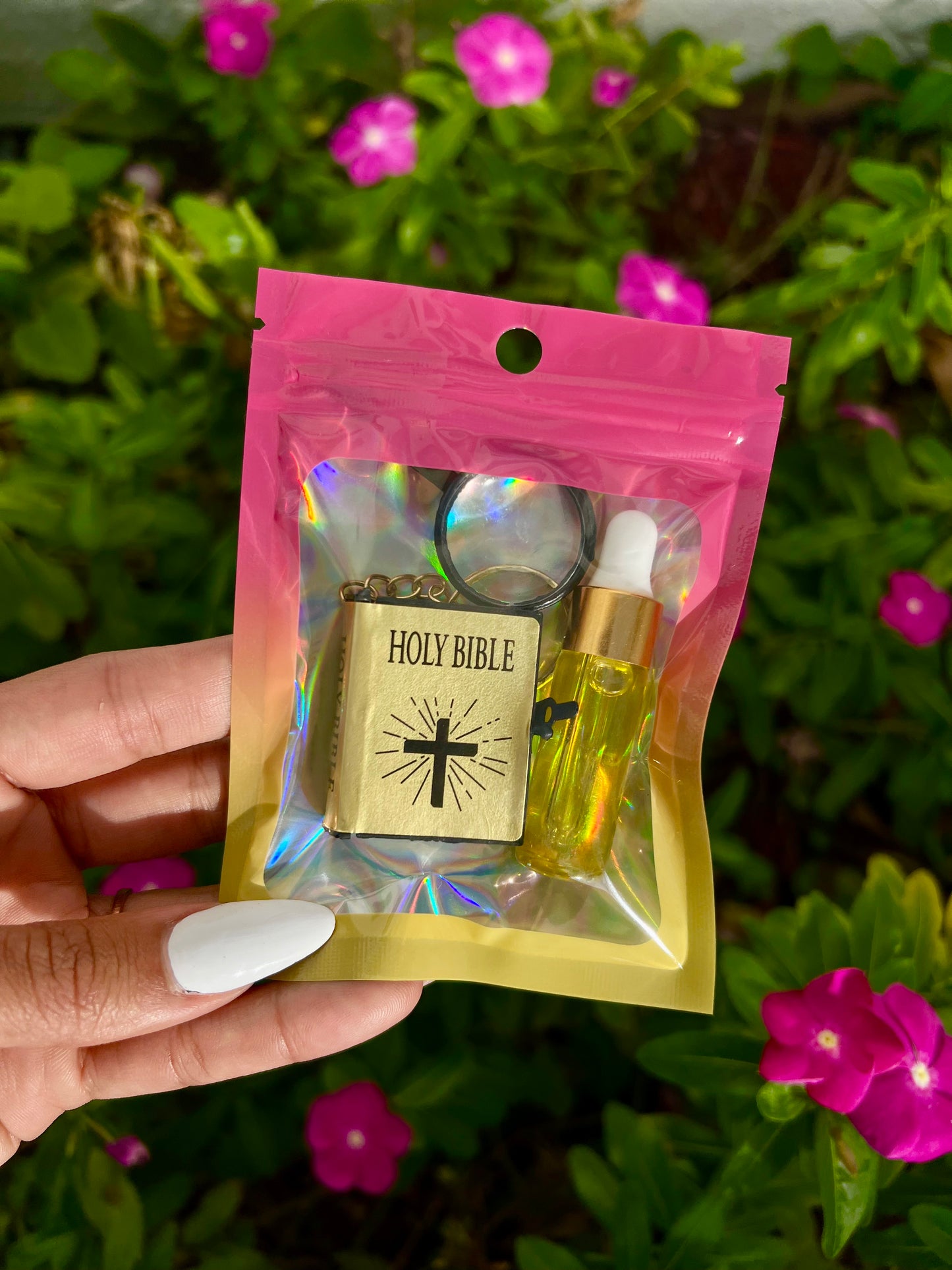 Mini Bible + Mini Anointing Oil Bundle