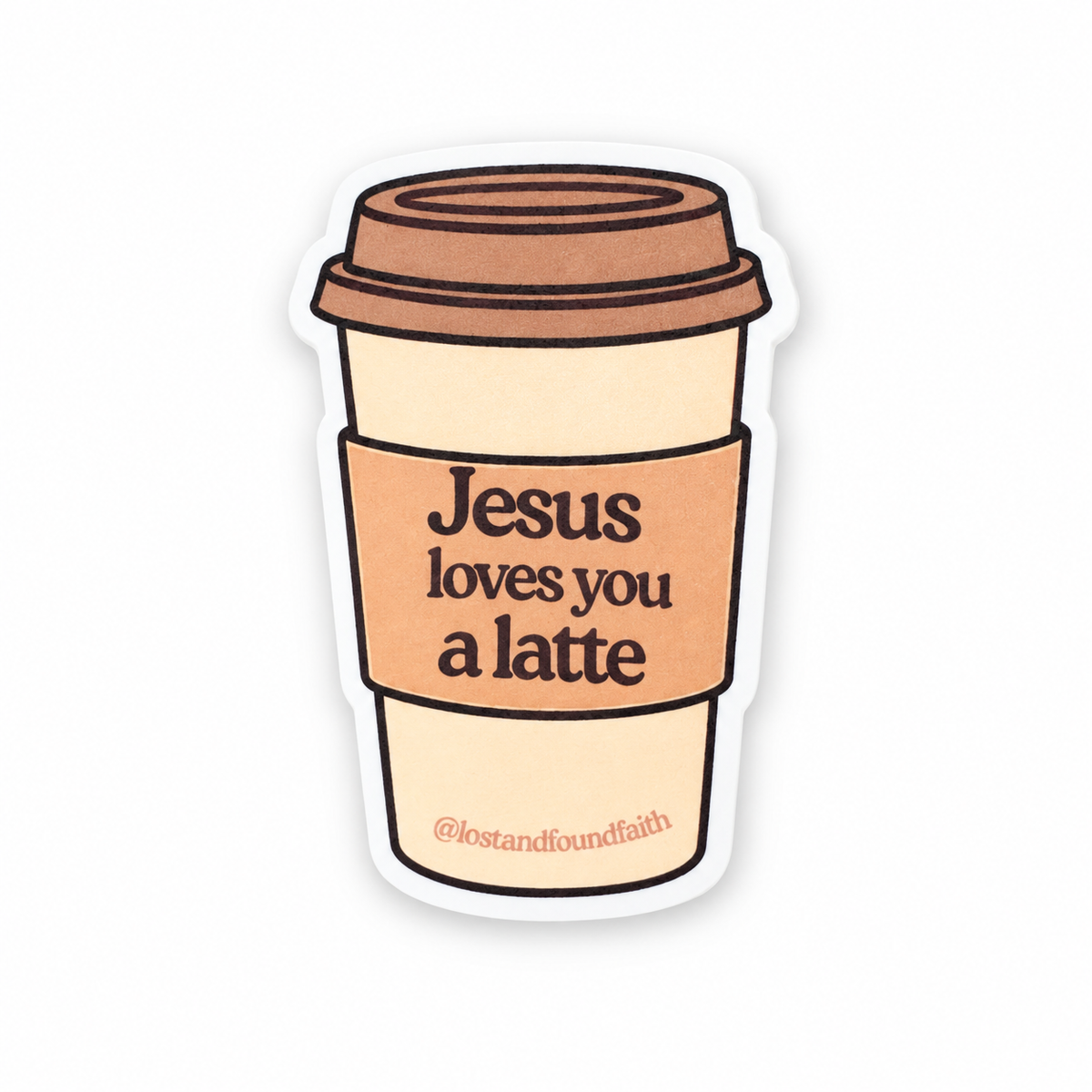 Latte Sticker