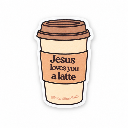 Latte Sticker