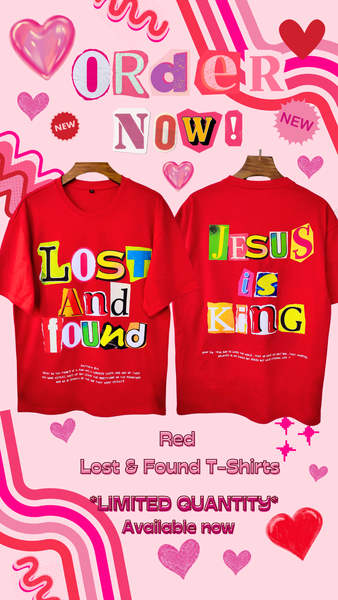 Red Lost & Found Unisex T-Shirt