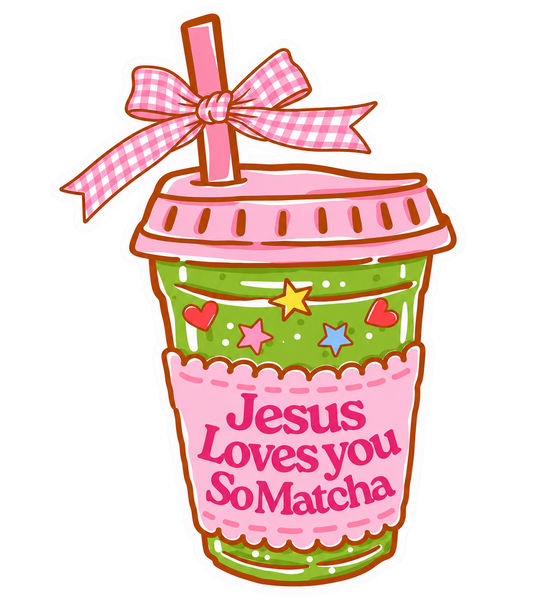 Whimsy Matcha Sticker