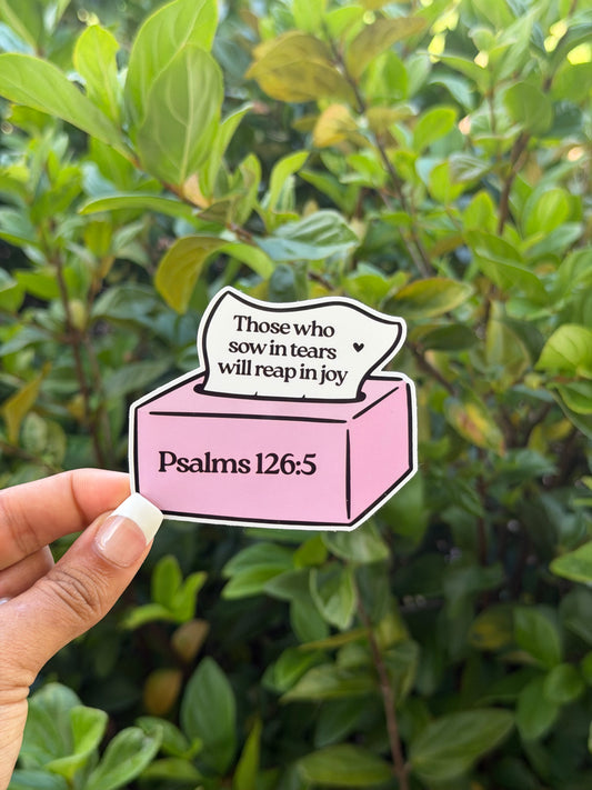 Psalms 126:5 Sticker