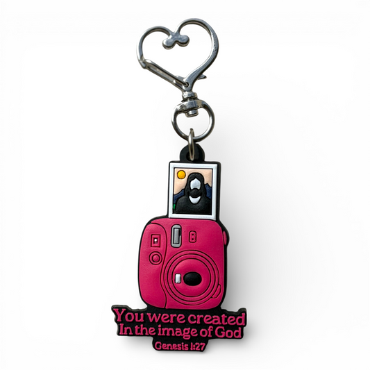 Created In The Image Of God Keychain