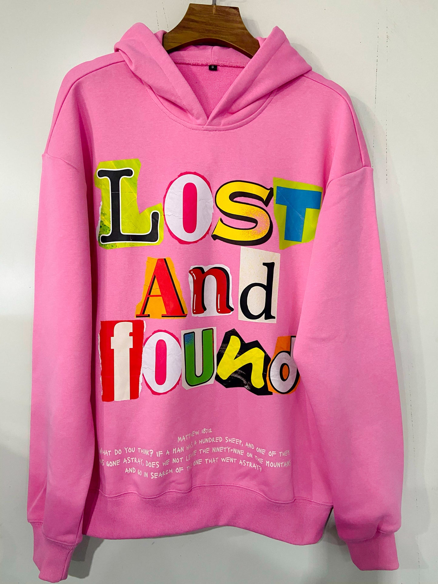 Pink Lost & Found Unisex Hoodie