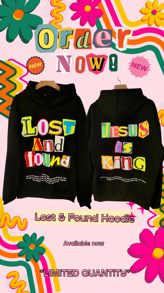 Black Lost & Found Unisex Hoodie