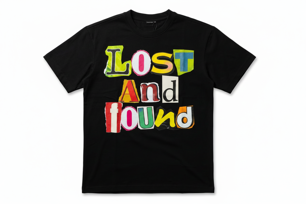 Black Lost & Found T-Shirt (Kids)