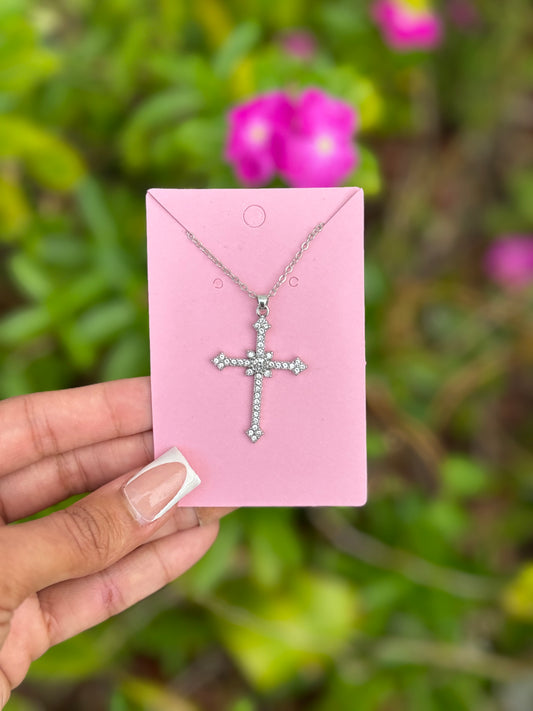 Silver Cross Necklace