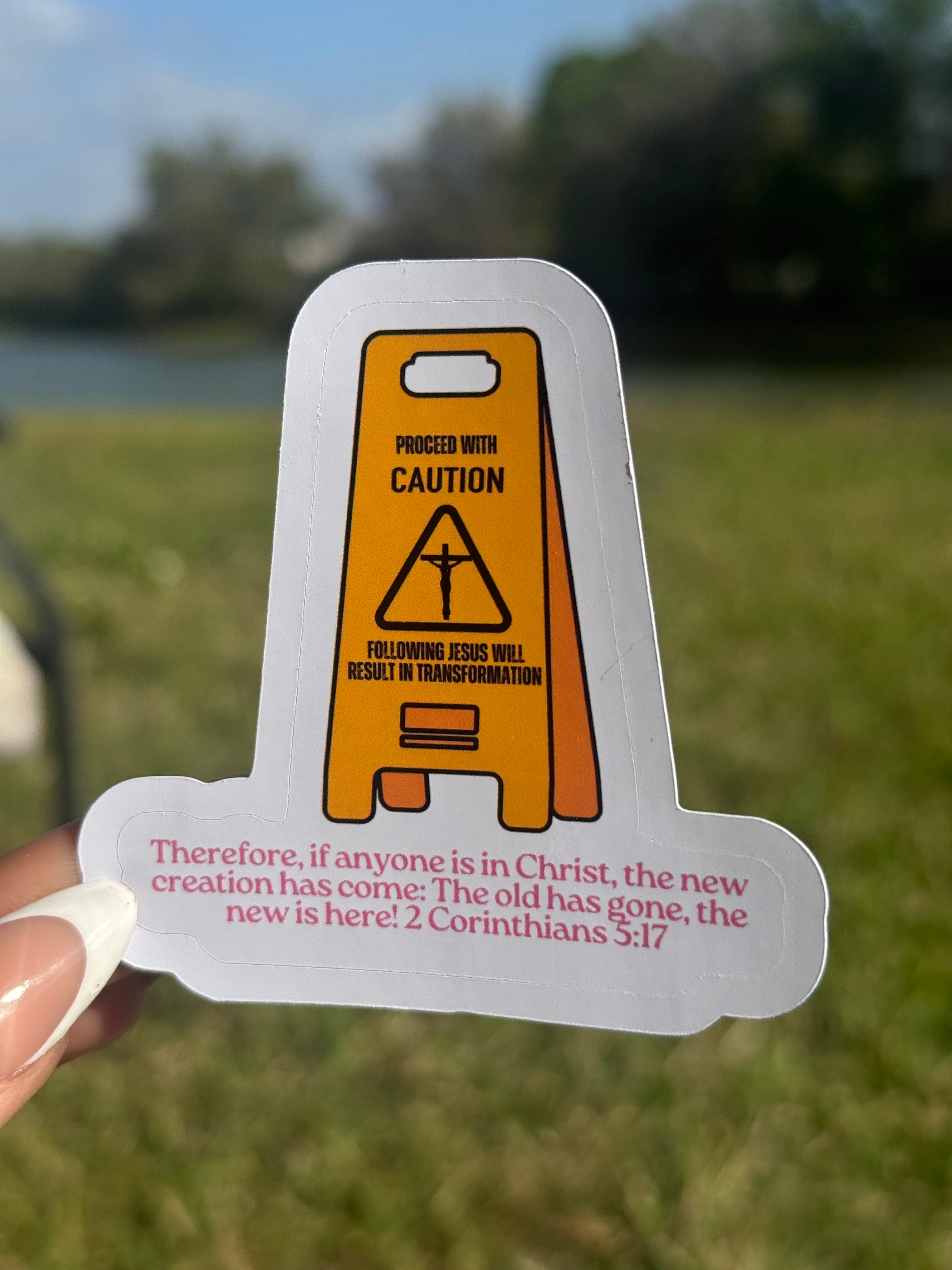 Caution Sticker – Lost & Found