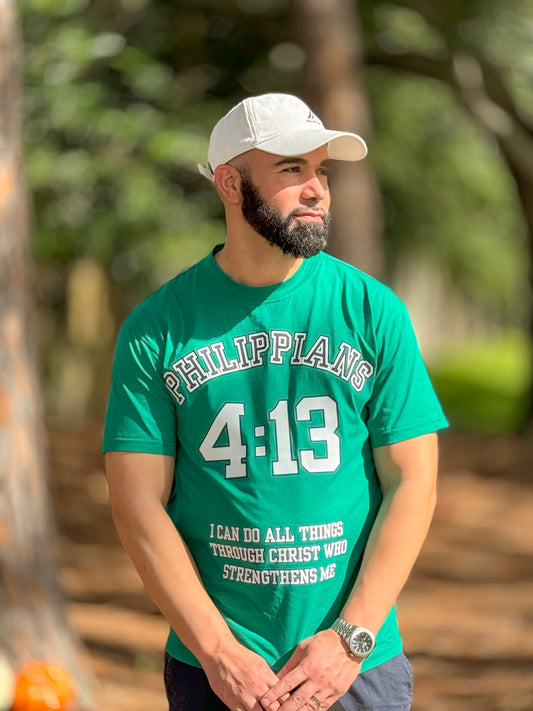 Green Philippians 4:13 Unisex T-Shirt