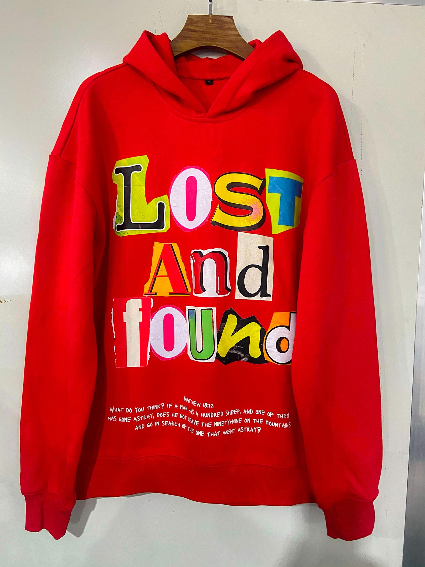 Red Lost & Found Unisex Hoodie