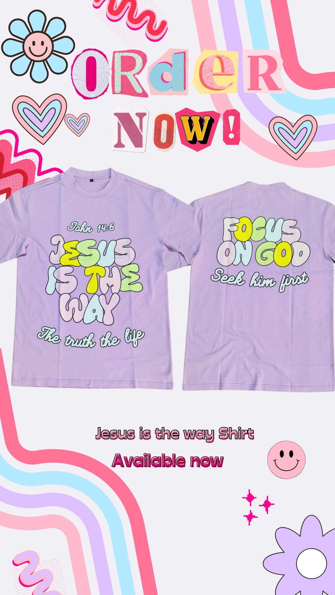 Purple Jesus Is The Way Unisex T-Shirt