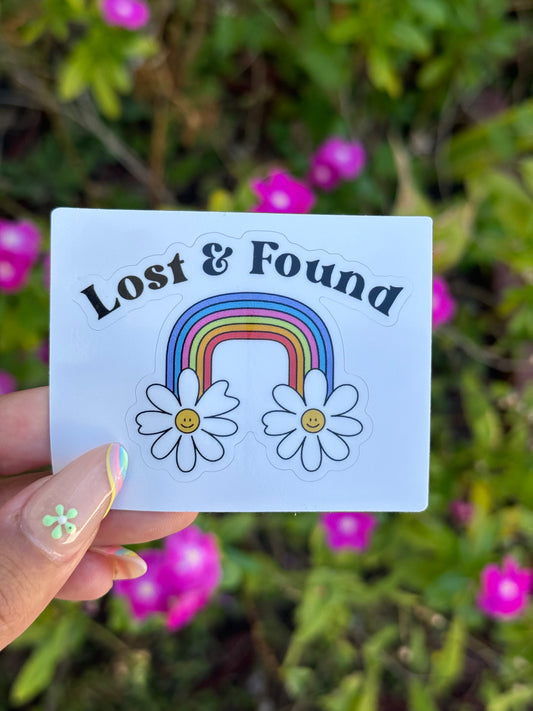 Lost & Found Sticker