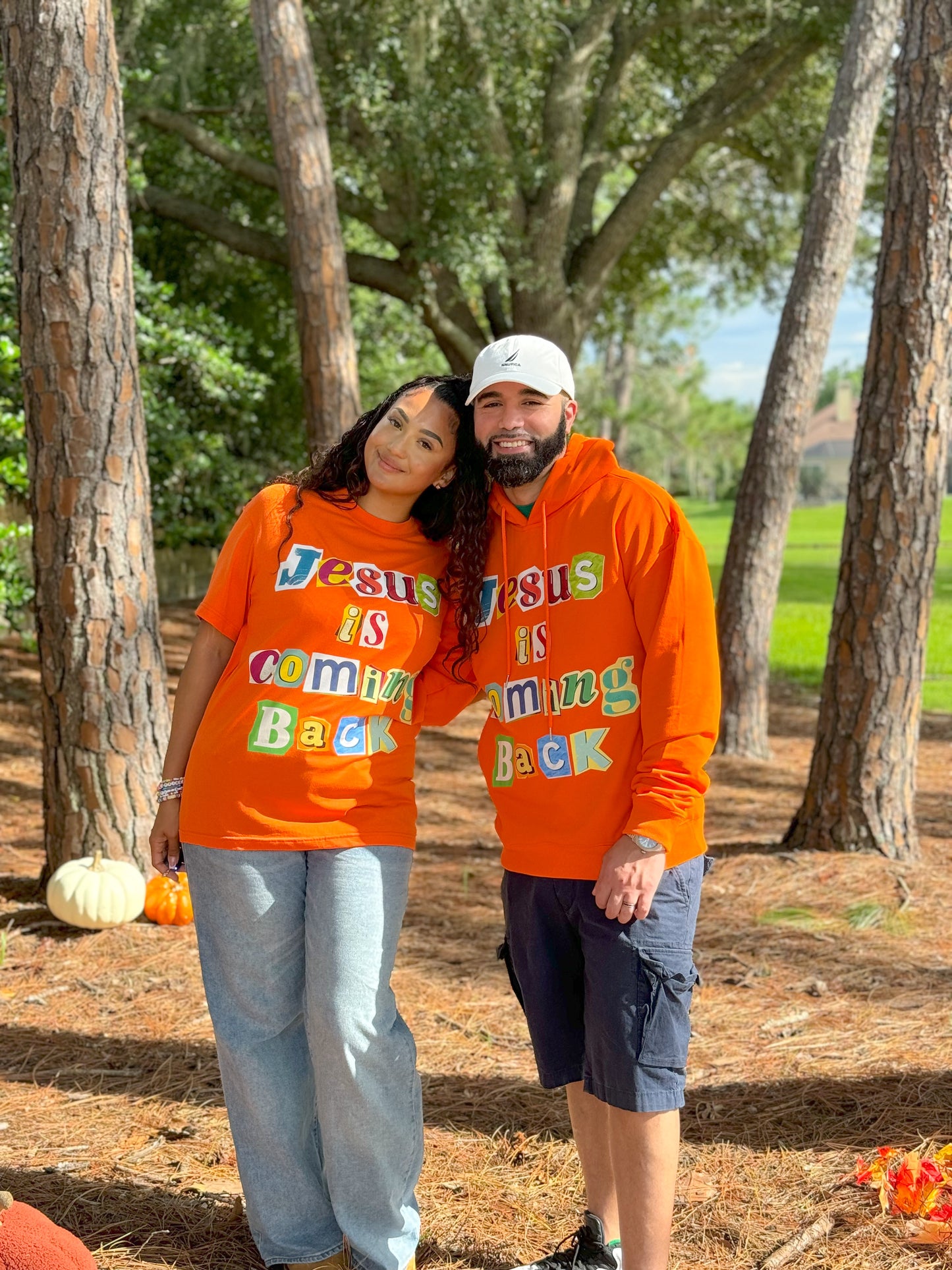 Orange Jesus is Coming Back Unisex T-Shirt