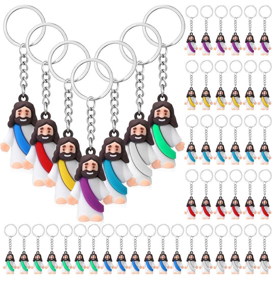 20 Pack Mini Jesus Keychain