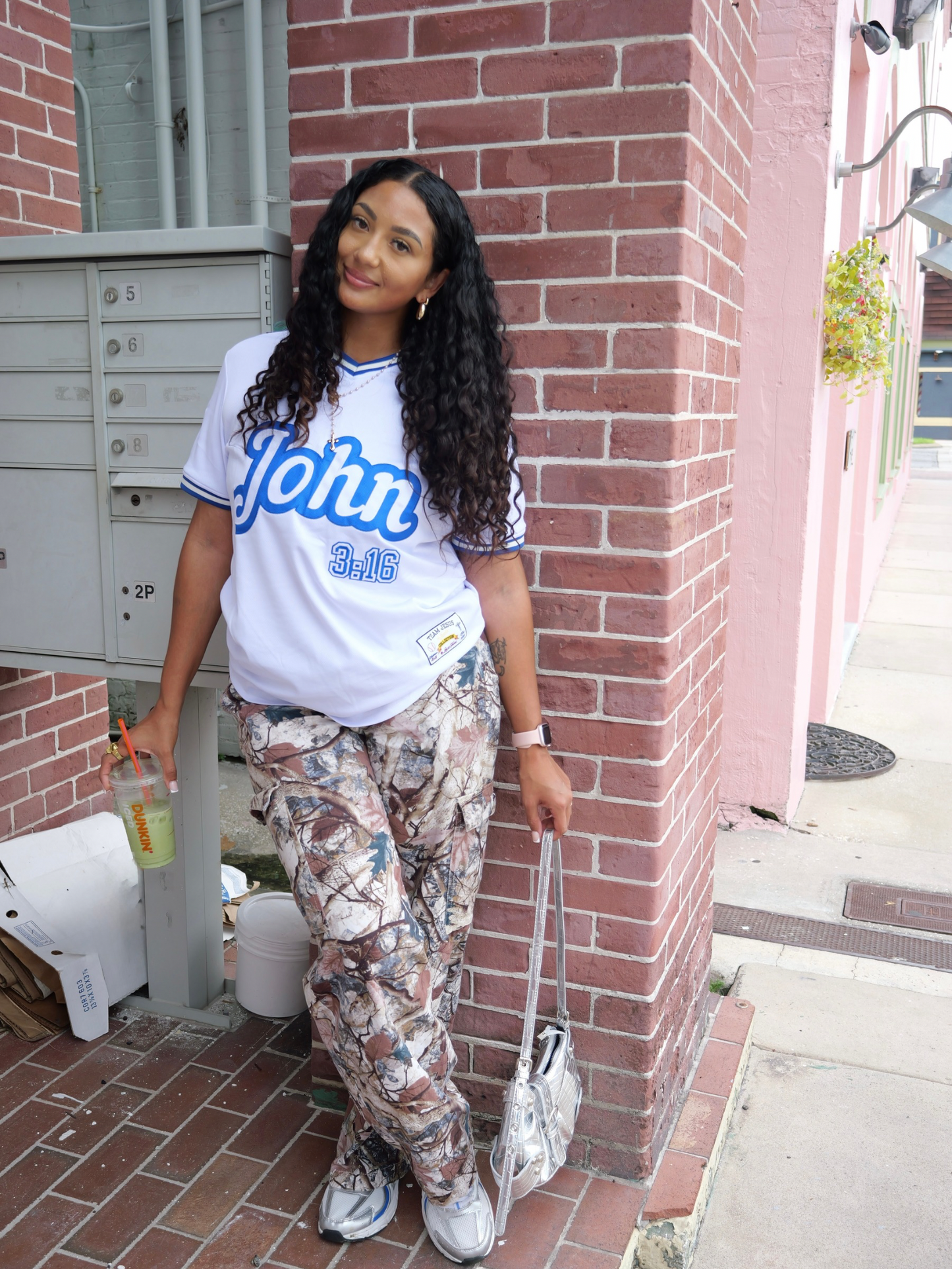 Blue John 3:16 Jersey