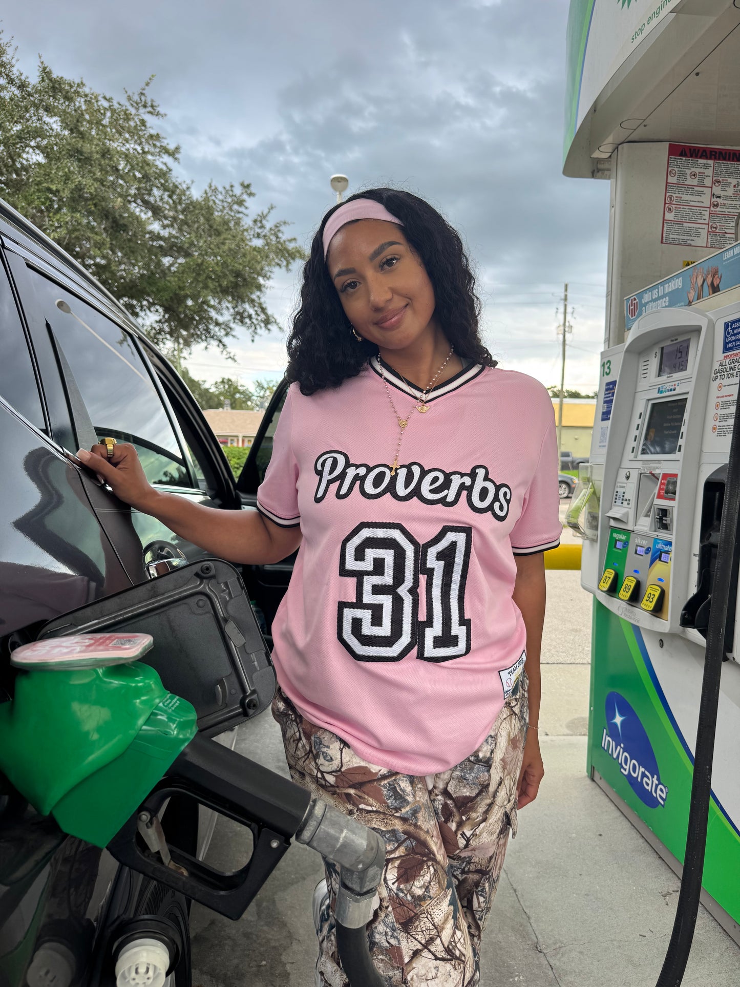 Pink Proverbs 31 Princess Jersey