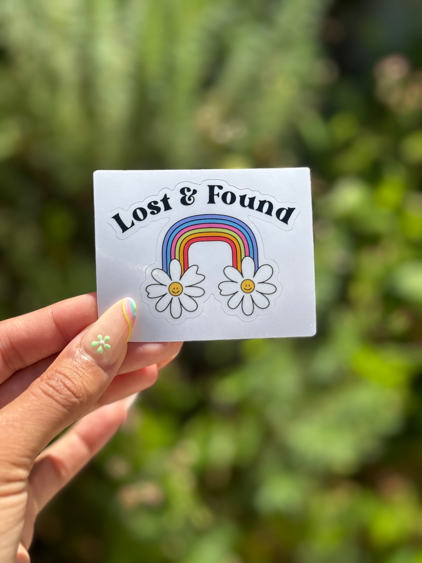 Lost & Found Sticker