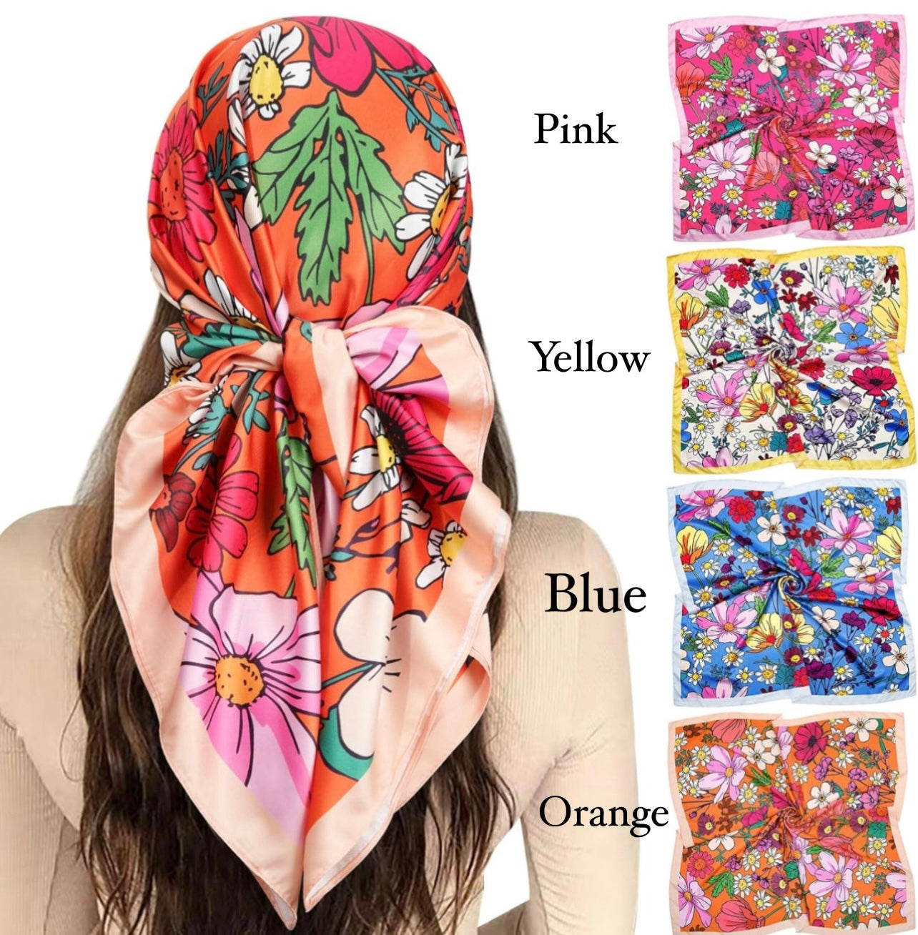 Silk Head Scarfs