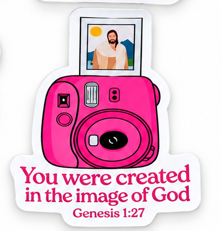Created in the Image of God Sticker