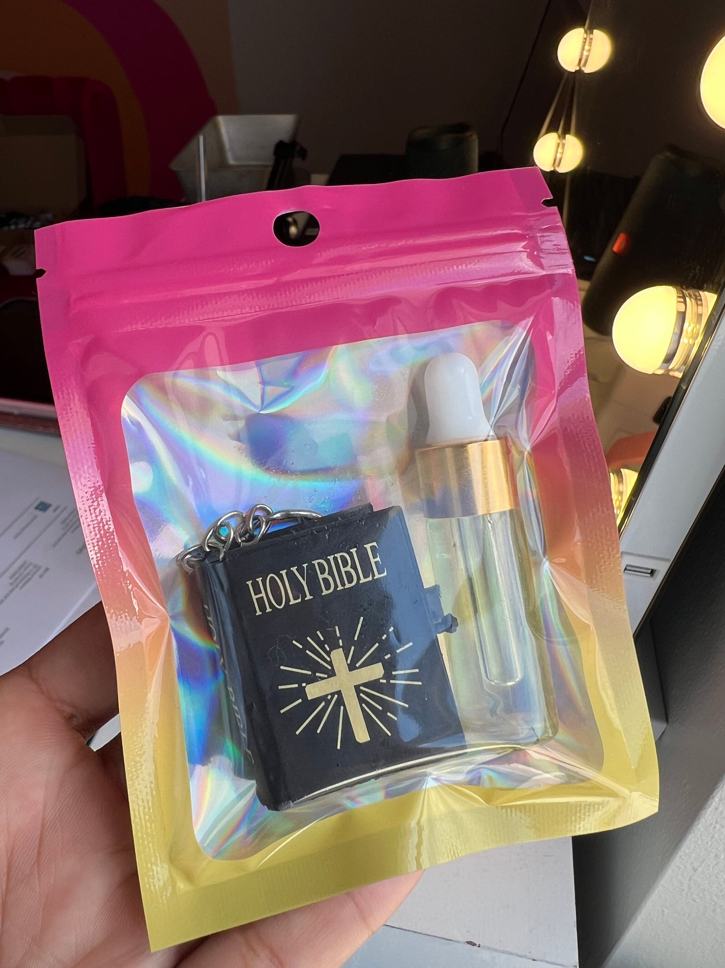 Mini Bible + Mini Anointing Oil Bundle