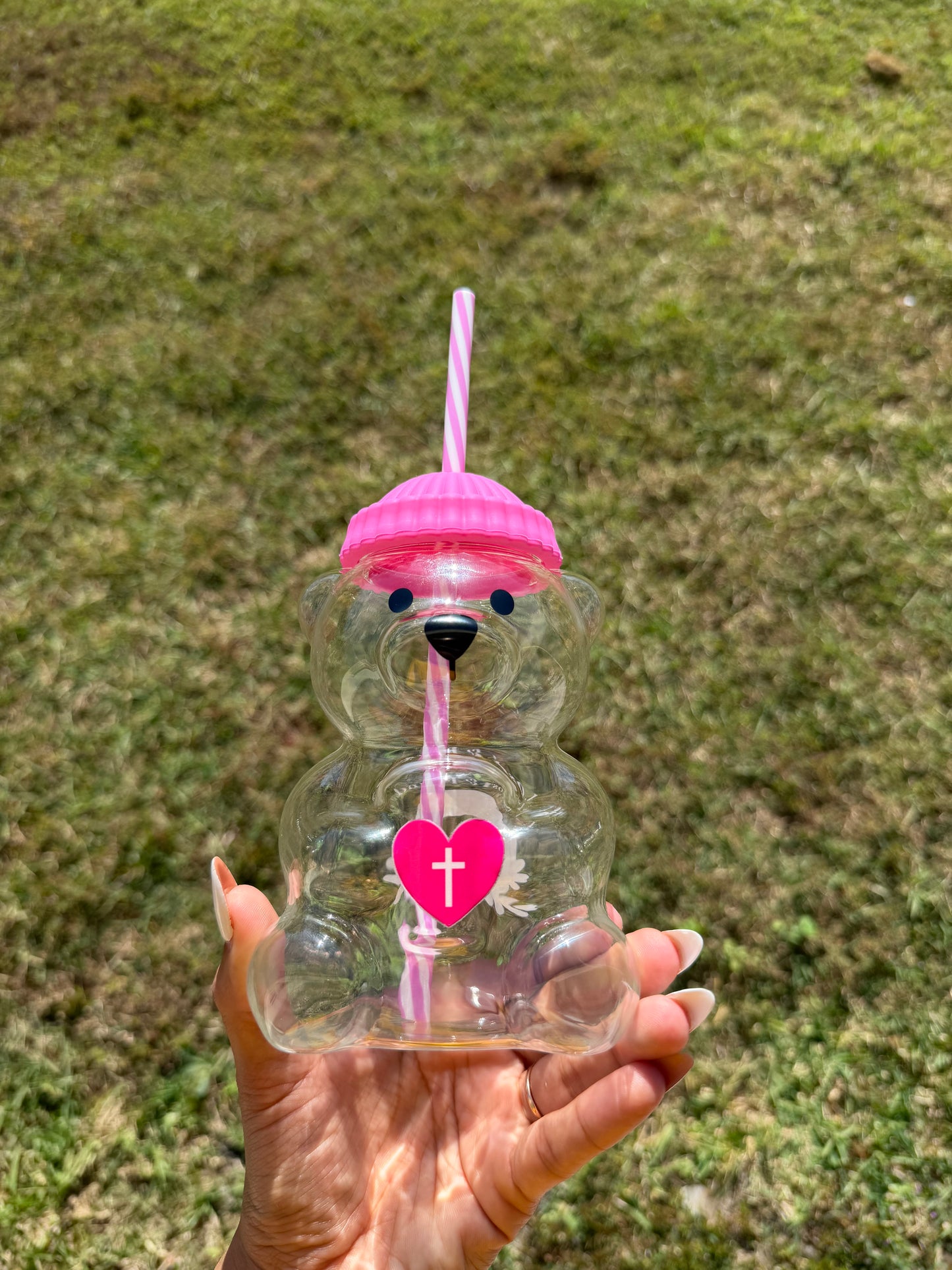 Lost & Found Glass Bear Cup