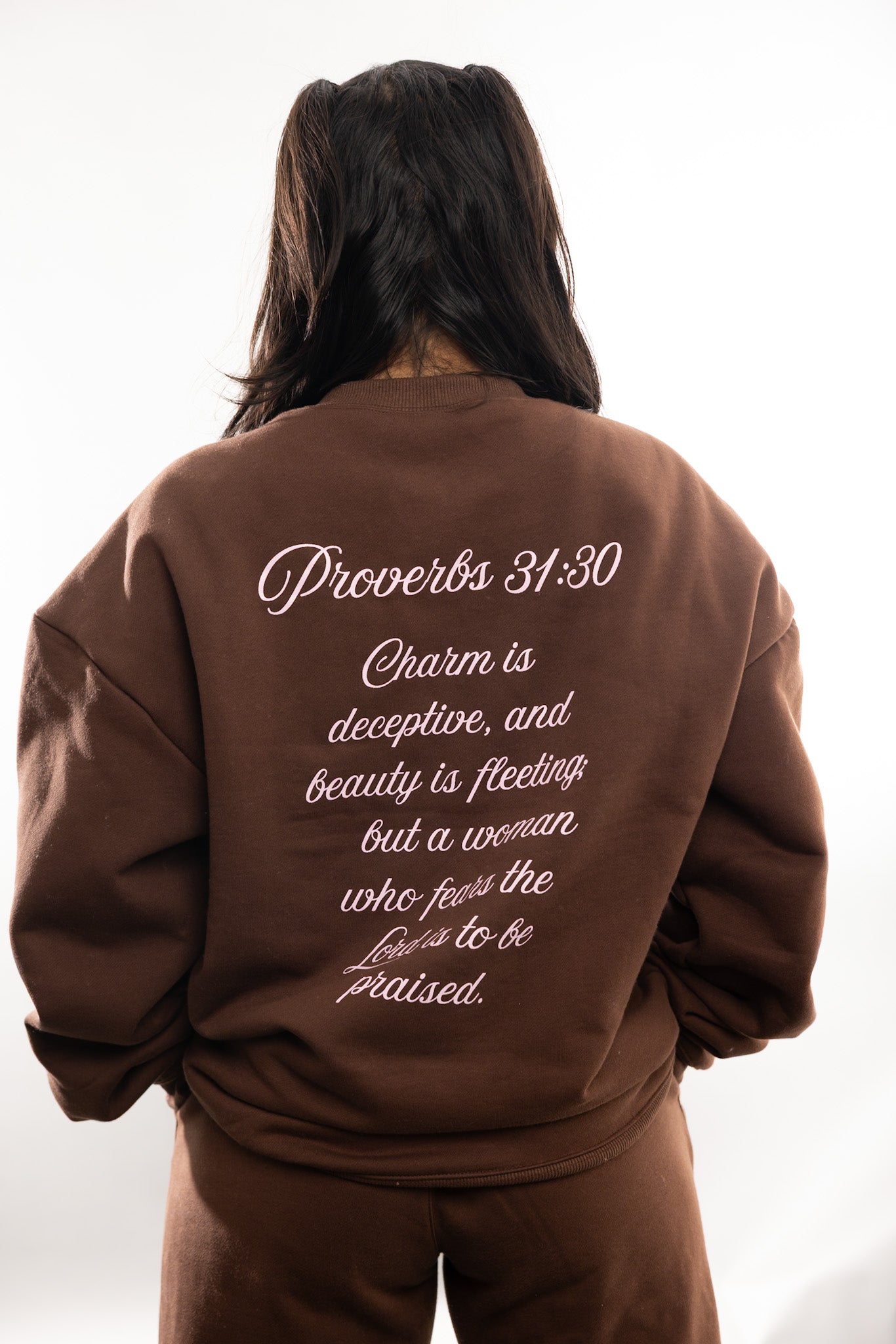Proverbs 31 Brown Crewneck