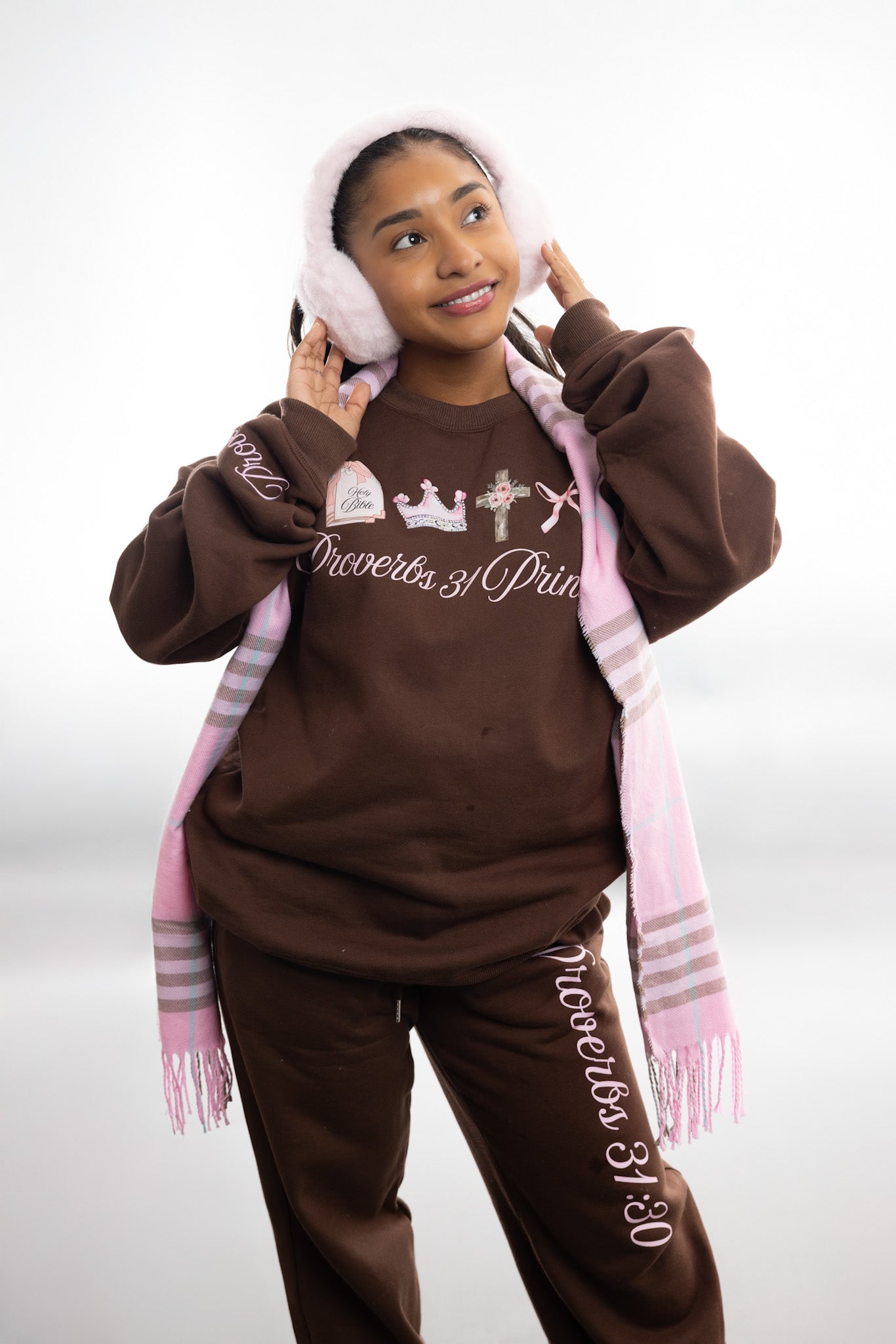 Proverbs 31 Brown Crewneck
